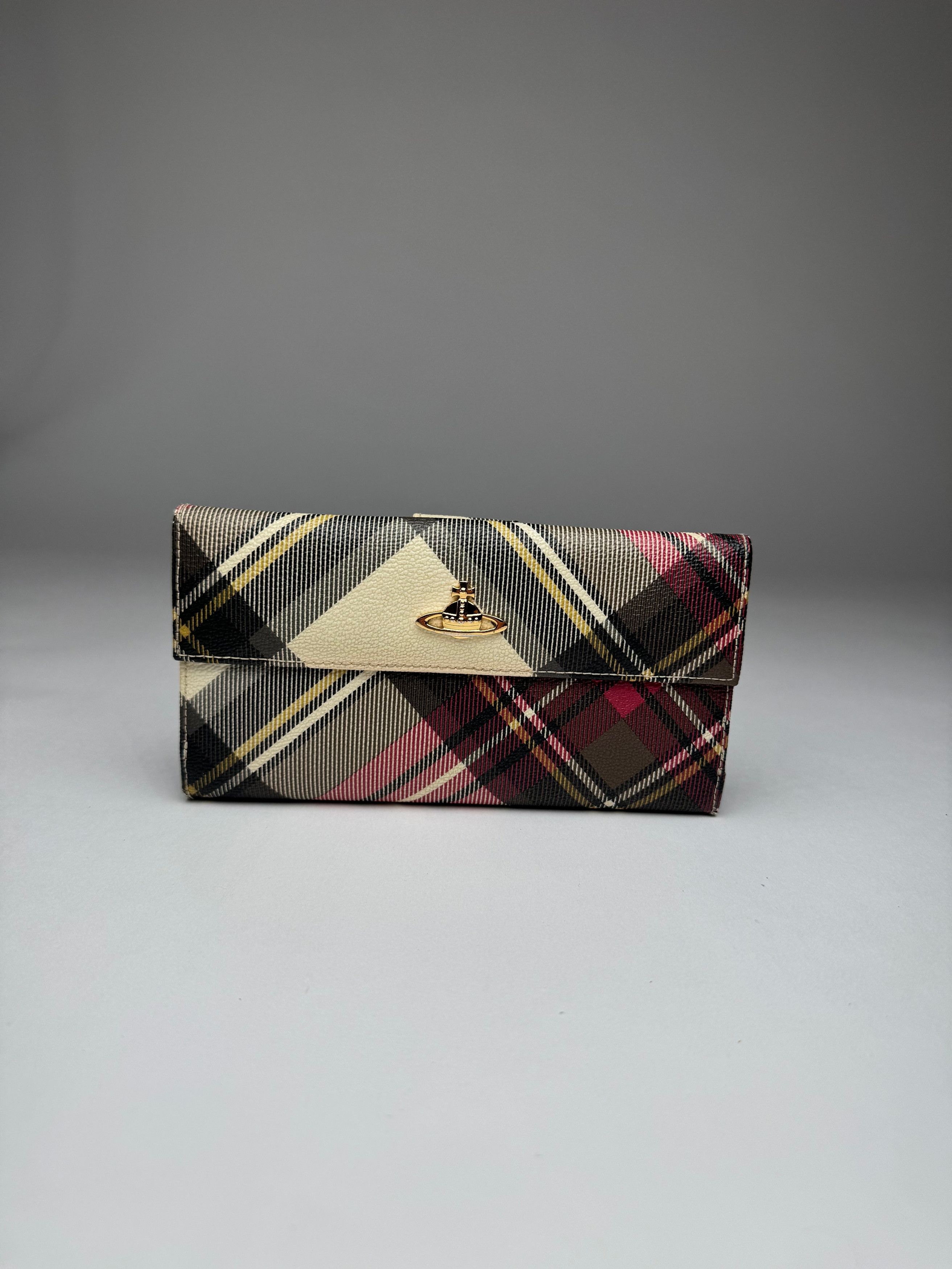 Vivienne Westwood Vintage Checked Leather Wallet Size ONE SIZE - 11 Thumbnail