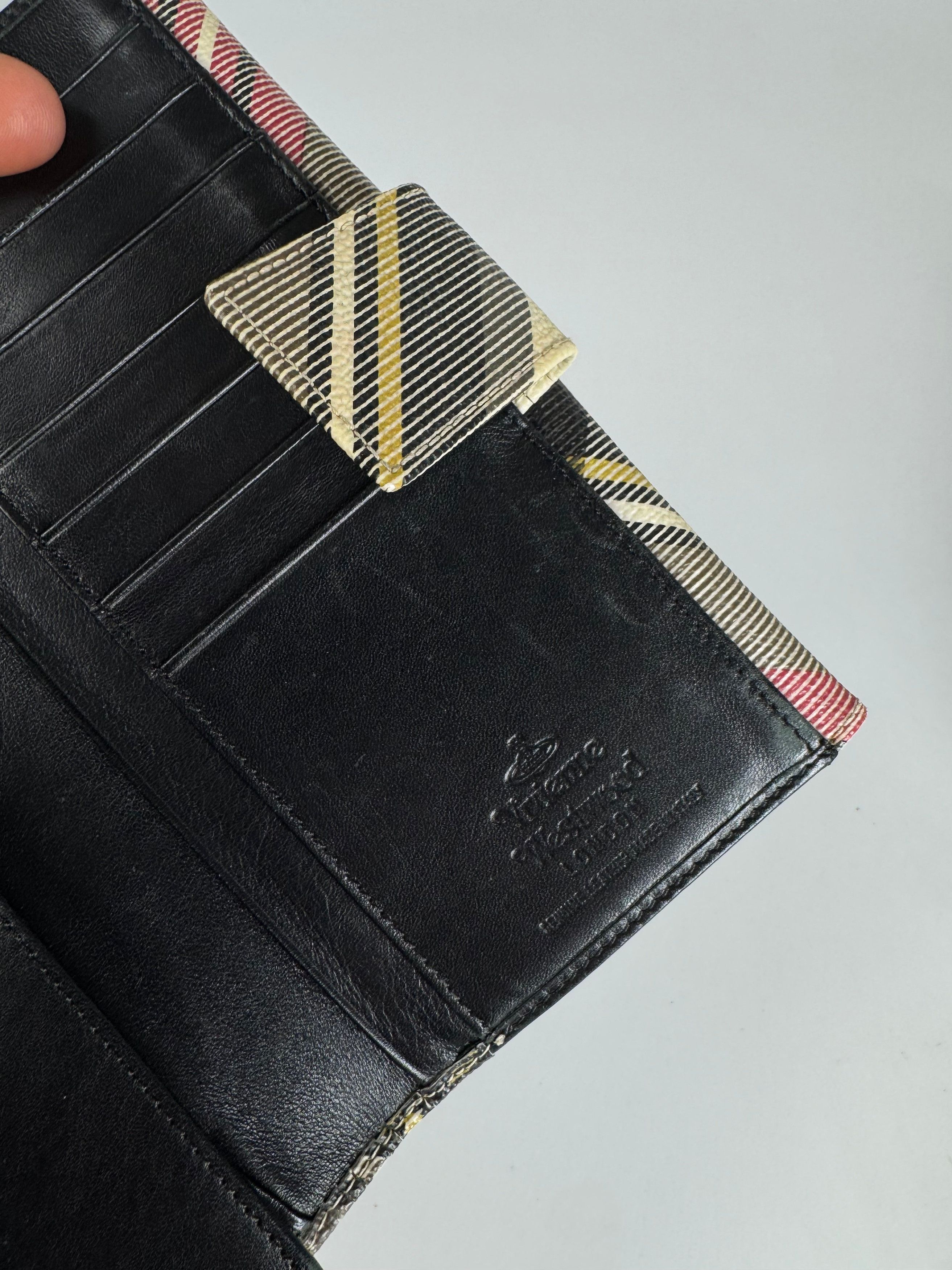 Vivienne Westwood Vintage Checked Leather Wallet Size ONE SIZE - 5 Thumbnail