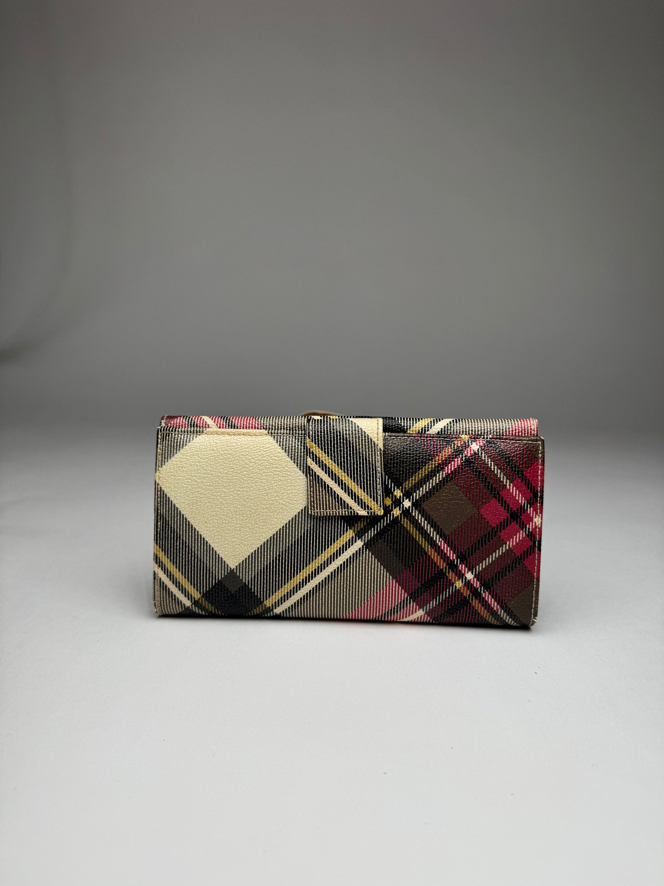 Vivienne Westwood Vintage Checked Leather Wallet Size ONE SIZE - 2 Thumbnail
