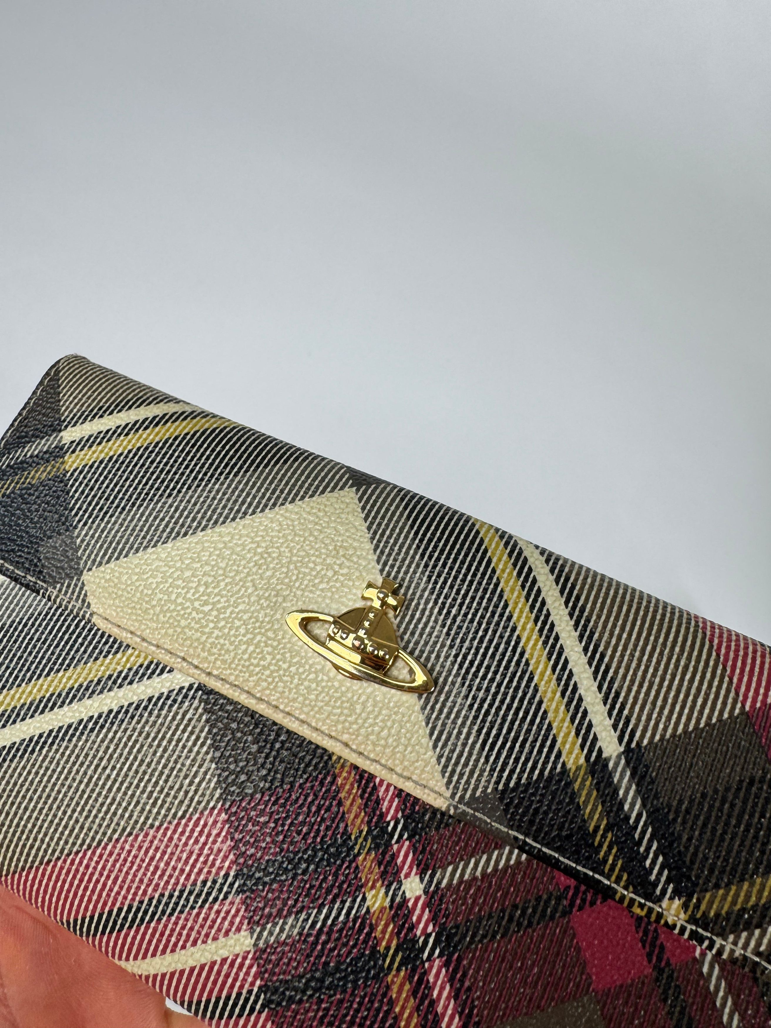 Vivienne Westwood Vintage Checked Leather Wallet Size ONE SIZE - 8 Thumbnail