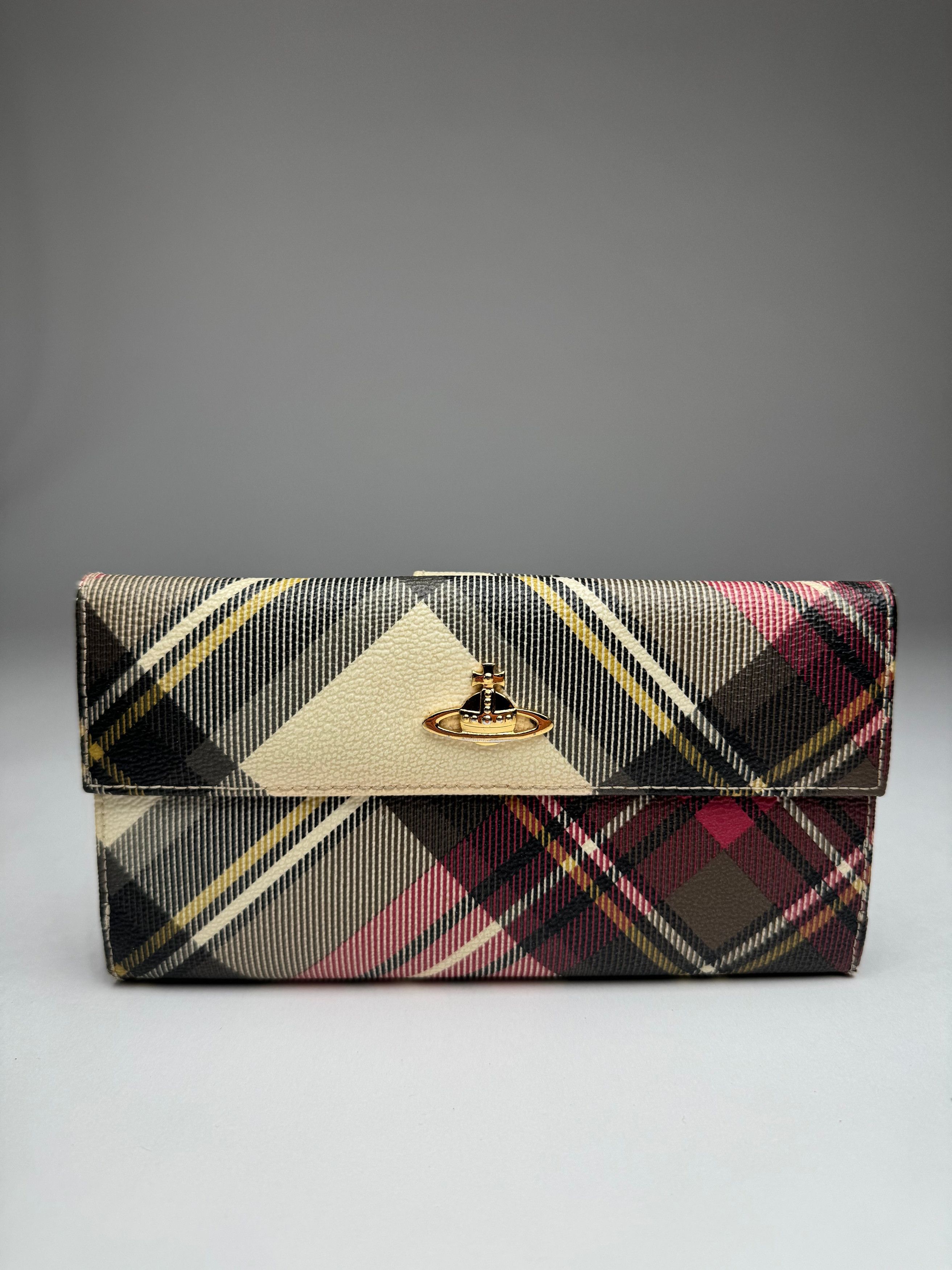 Vivienne Westwood Vintage Checked Leather Wallet Size ONE SIZE - 6 Thumbnail