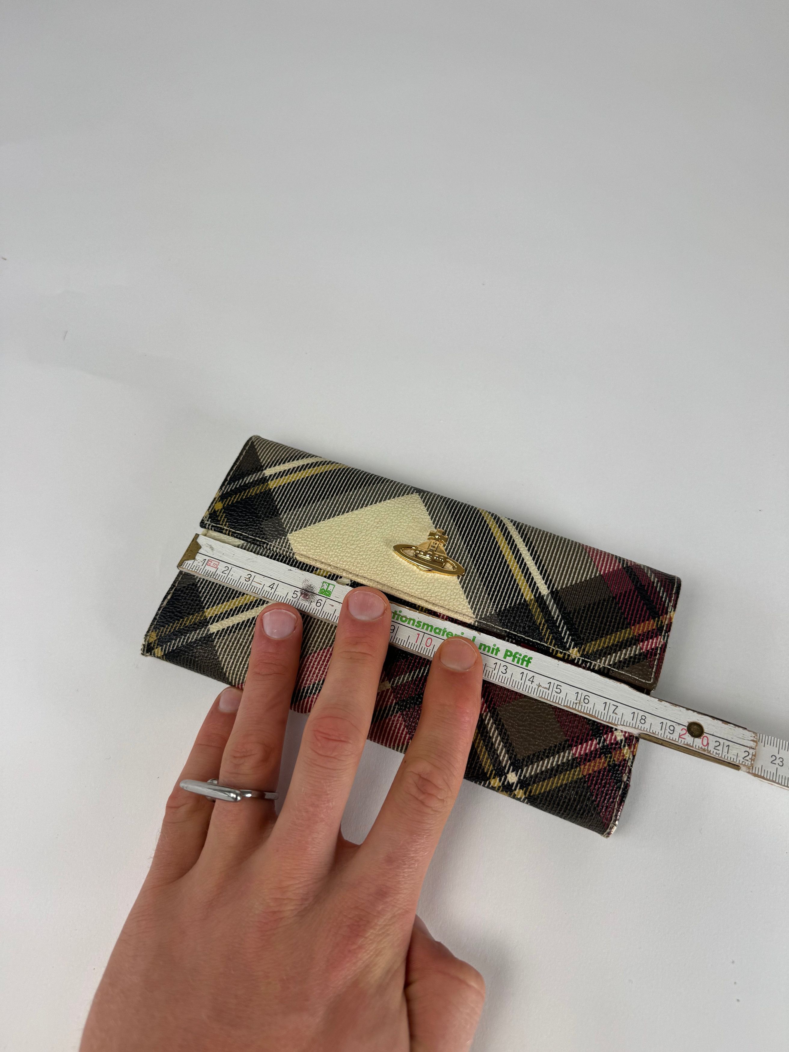Vivienne Westwood Vintage Checked Leather Wallet Size ONE SIZE - 9 Thumbnail
