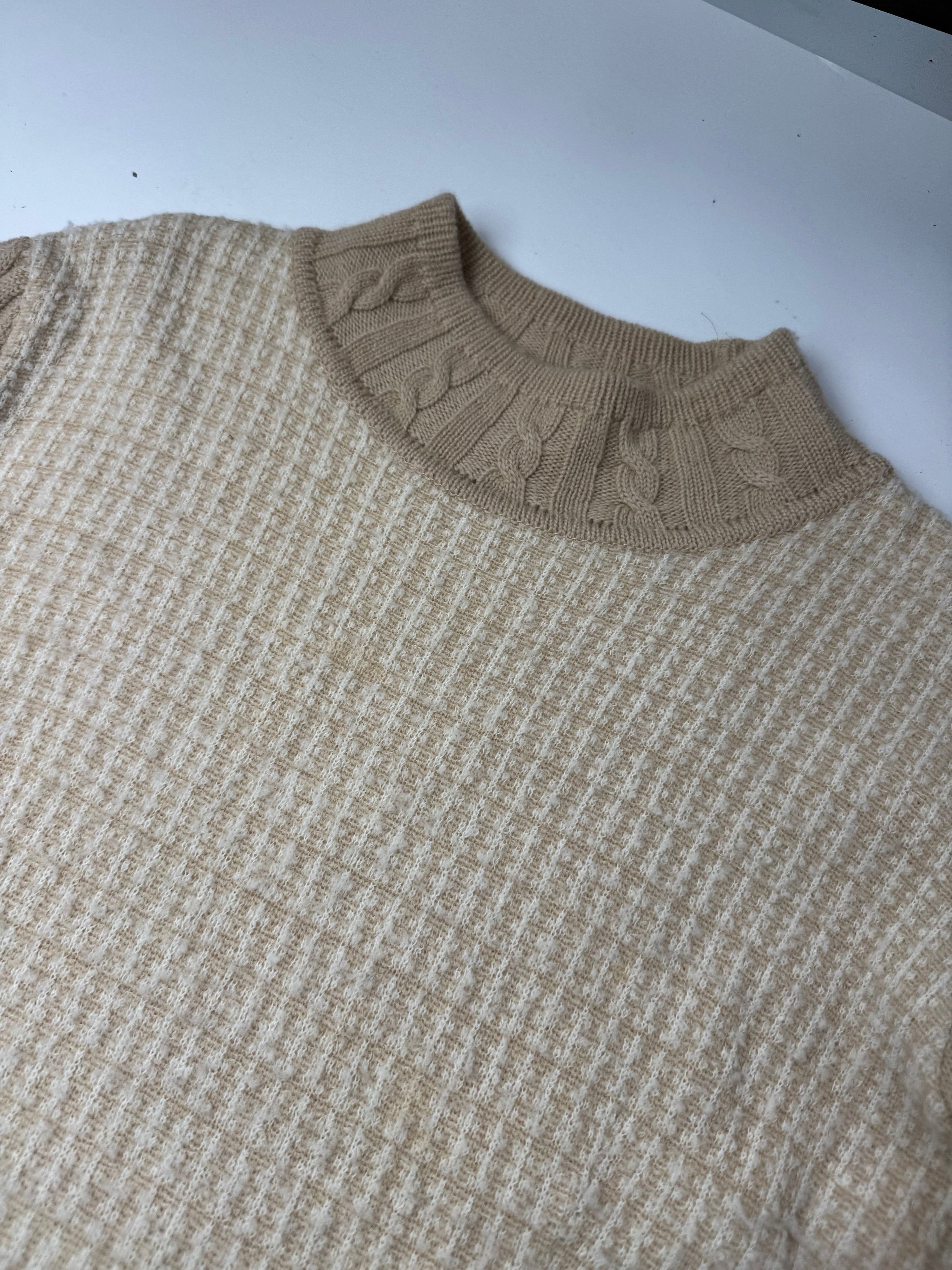 Courreges Vintage Paris Wool Dress 38/M Beige Brown Size M / US 6-8 / IT 42-44 - 5 Thumbnail