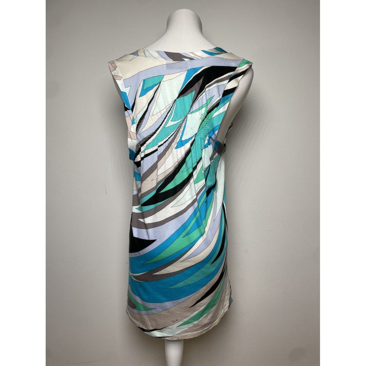 Emilio Pucci Blue Cotton Top Size XS / US 0-2 / IT 36-38 - 3 Thumbnail