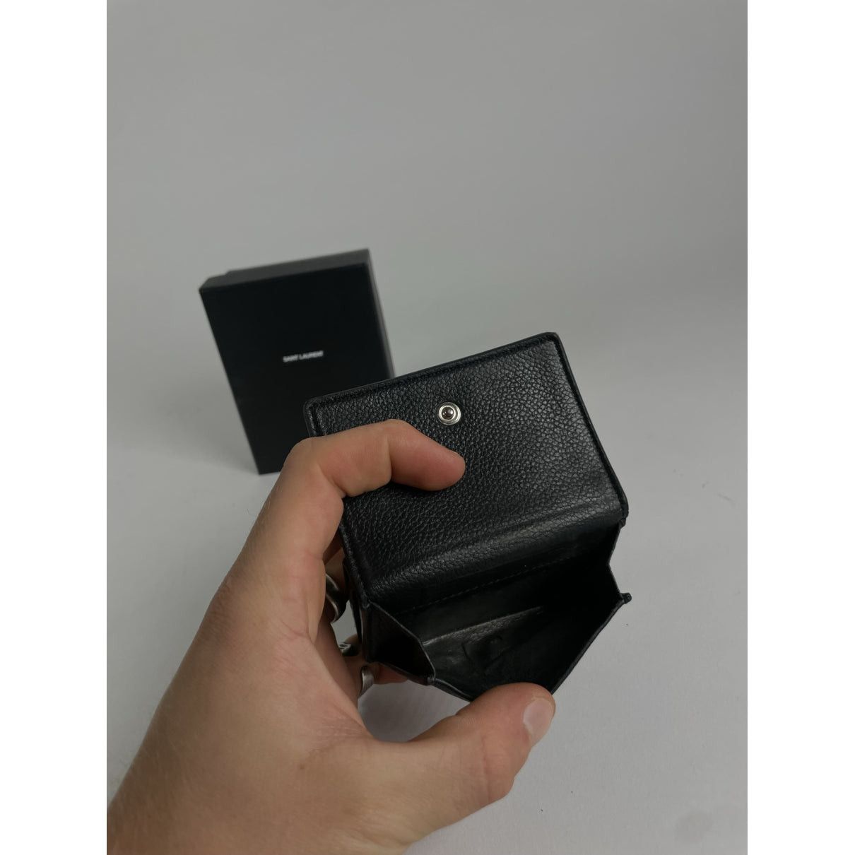 Other Saint Laurent Black Leather Wallet Size ONE SIZE - 2 Thumbnail