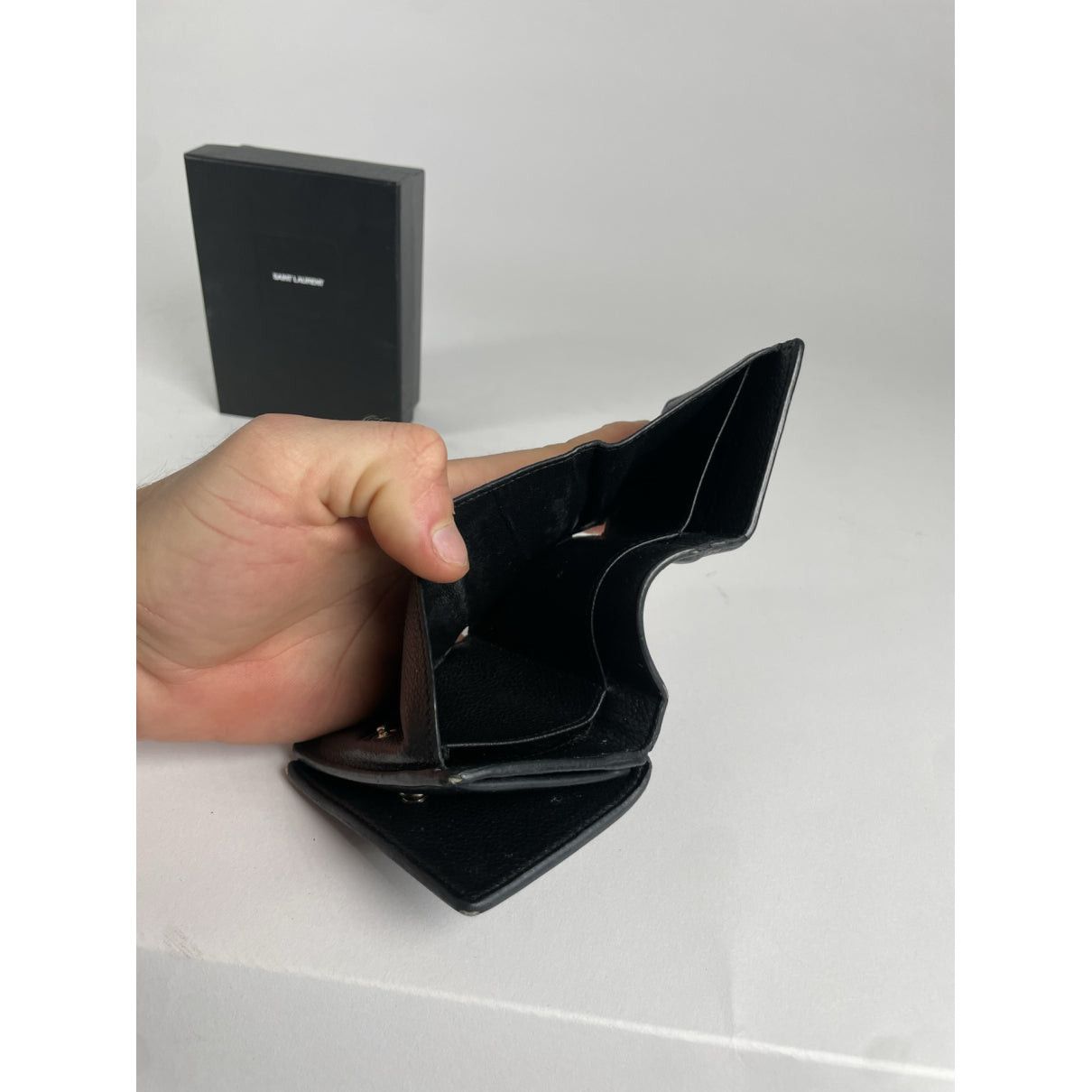 Other Saint Laurent Black Leather Wallet Size ONE SIZE - 4 Thumbnail