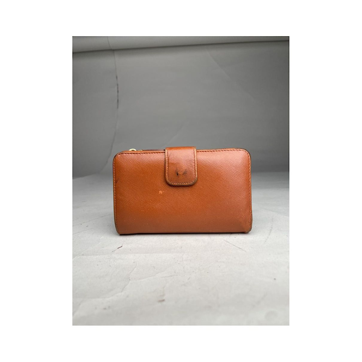 Prada Orange Leather Wallet Size ONE SIZE - 2 Thumbnail