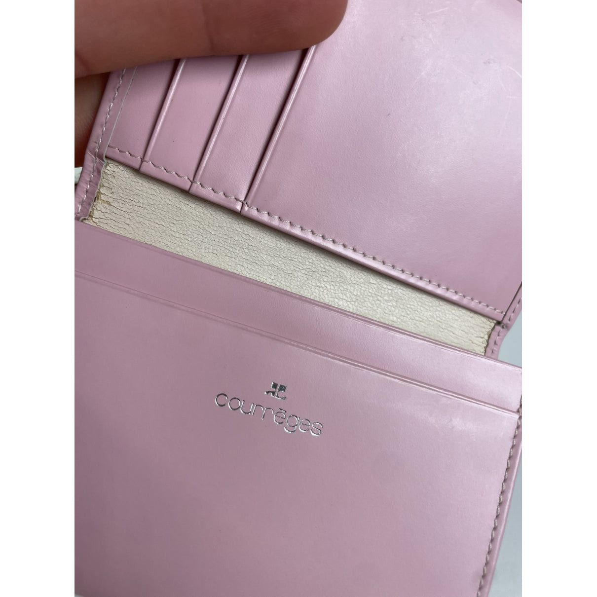 Courreges Courrèges Pink Leather Purse Size ONE SIZE - 4 Thumbnail