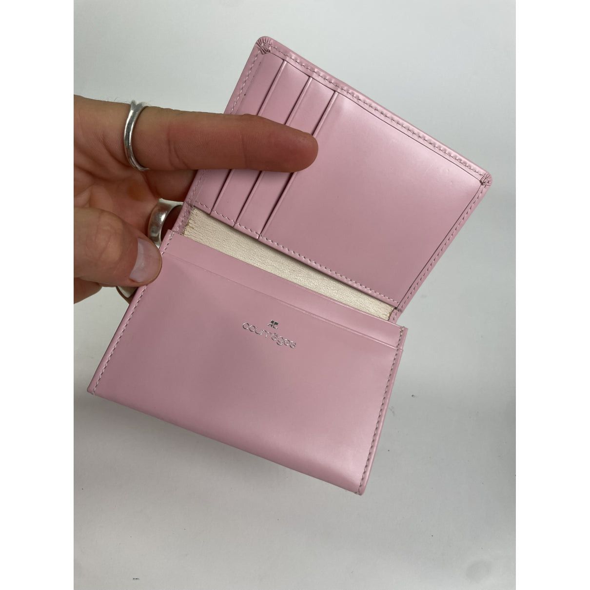 Courreges Courrèges Pink Leather Purse Size ONE SIZE - 3 Thumbnail