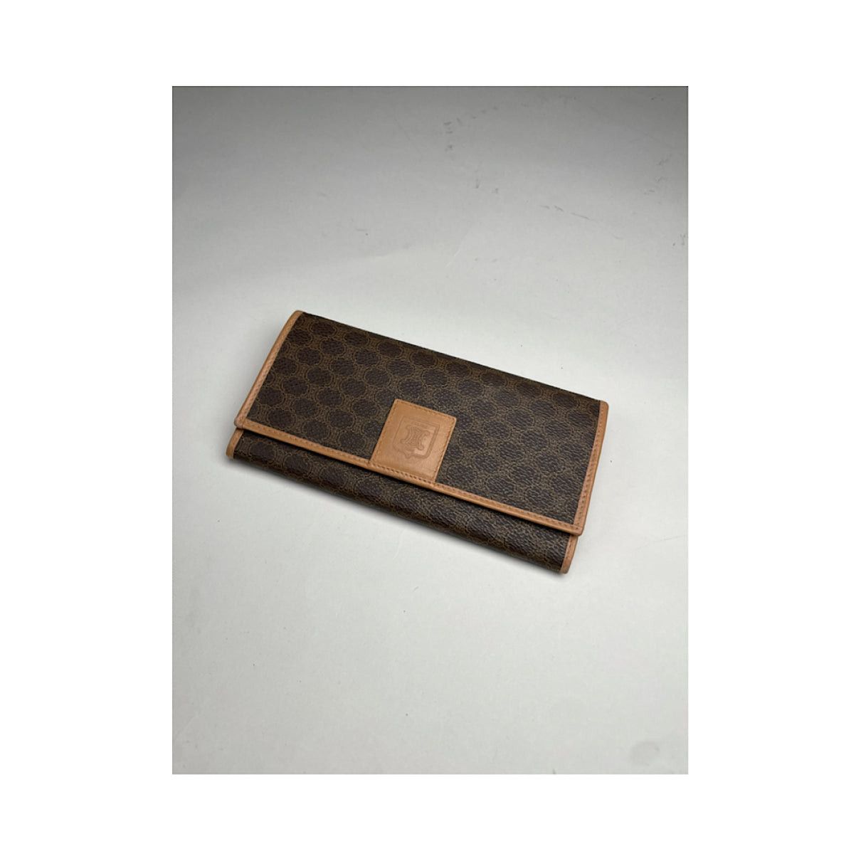 Celine Triomphe Brown Leather Wallet Size ONE SIZE - 2 Thumbnail