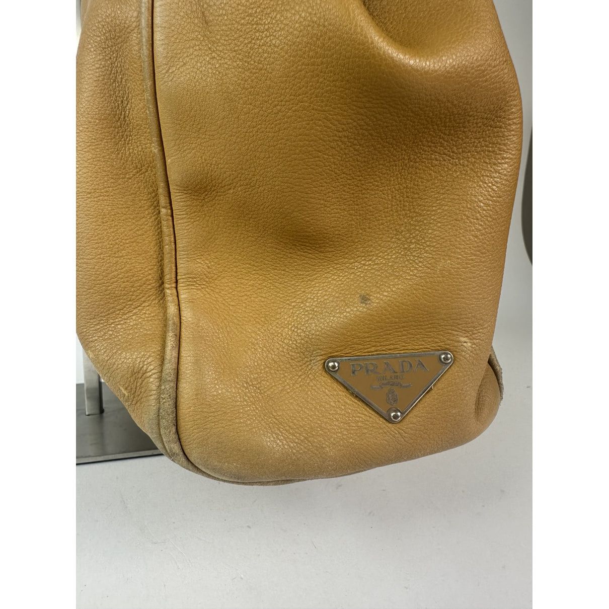 Prada Bibliothèque Brown Leather Handbag Size ONE SIZE - 5 Thumbnail