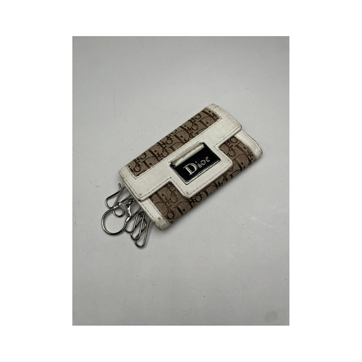 Dior Direction White Leather Purse Size ONE SIZE - 3 Thumbnail