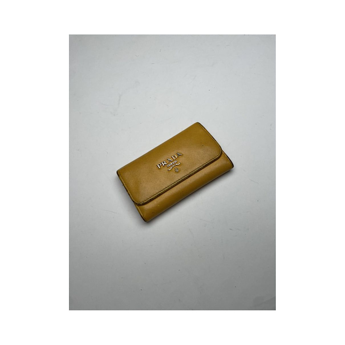 Prada Yellow Leather Purse Size ONE SIZE - 2 Thumbnail