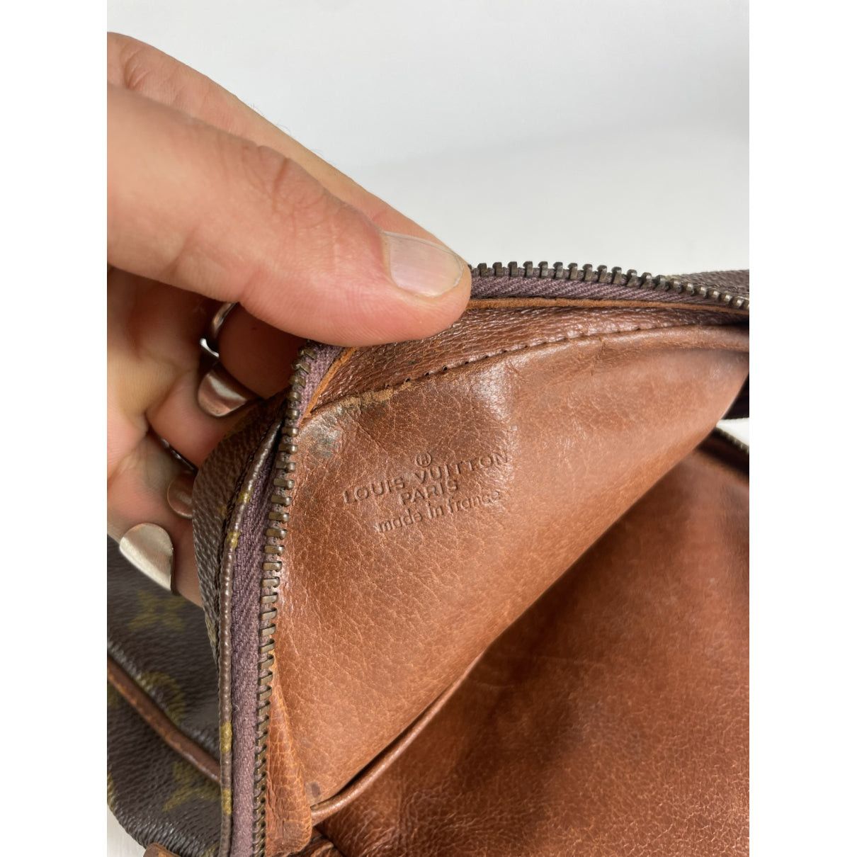 Louis Vuitton Brown Leather Handbag Size ONE SIZE - 5 Thumbnail