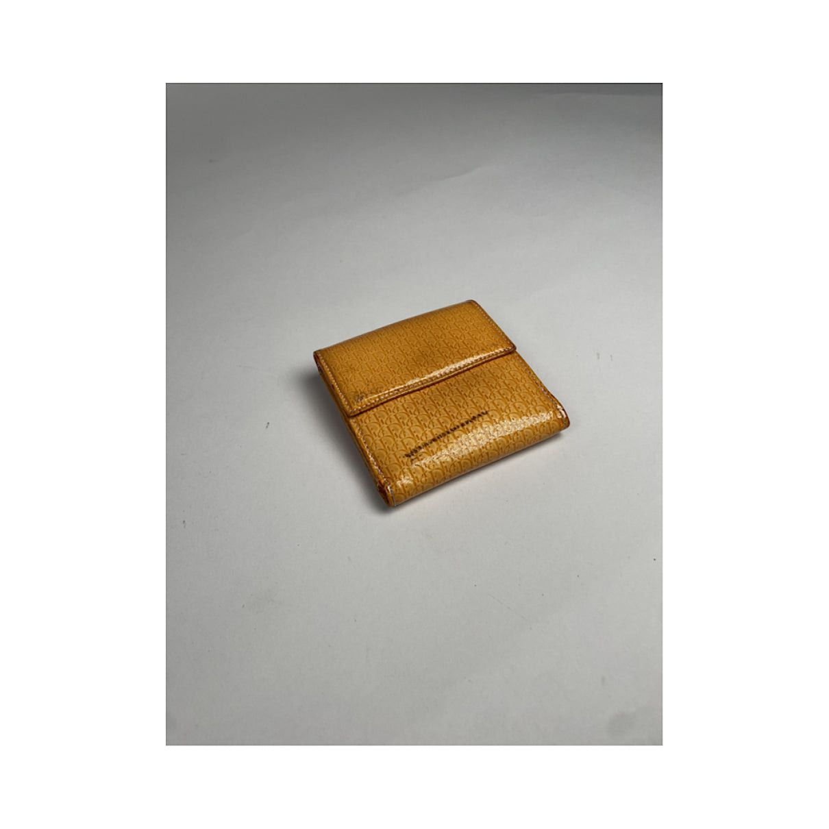 Dior Yellow Patent Leather Wallet Size ONE SIZE - 3 Thumbnail