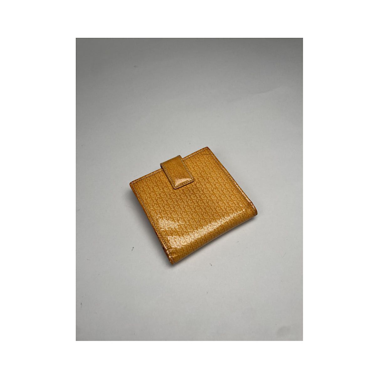 Dior Yellow Patent Leather Wallet Size ONE SIZE - 4 Thumbnail