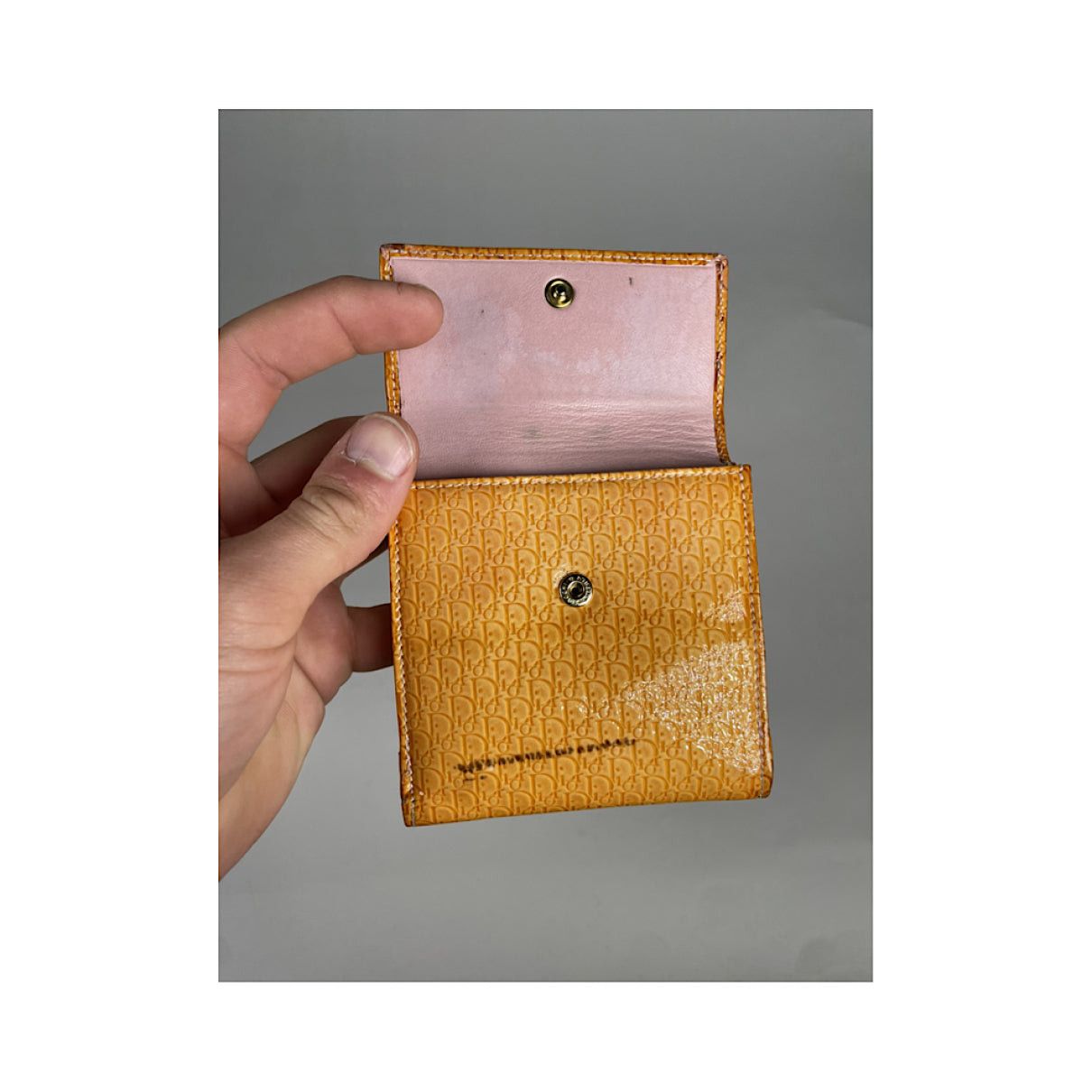 Dior Yellow Patent Leather Wallet Size ONE SIZE - 5 Thumbnail