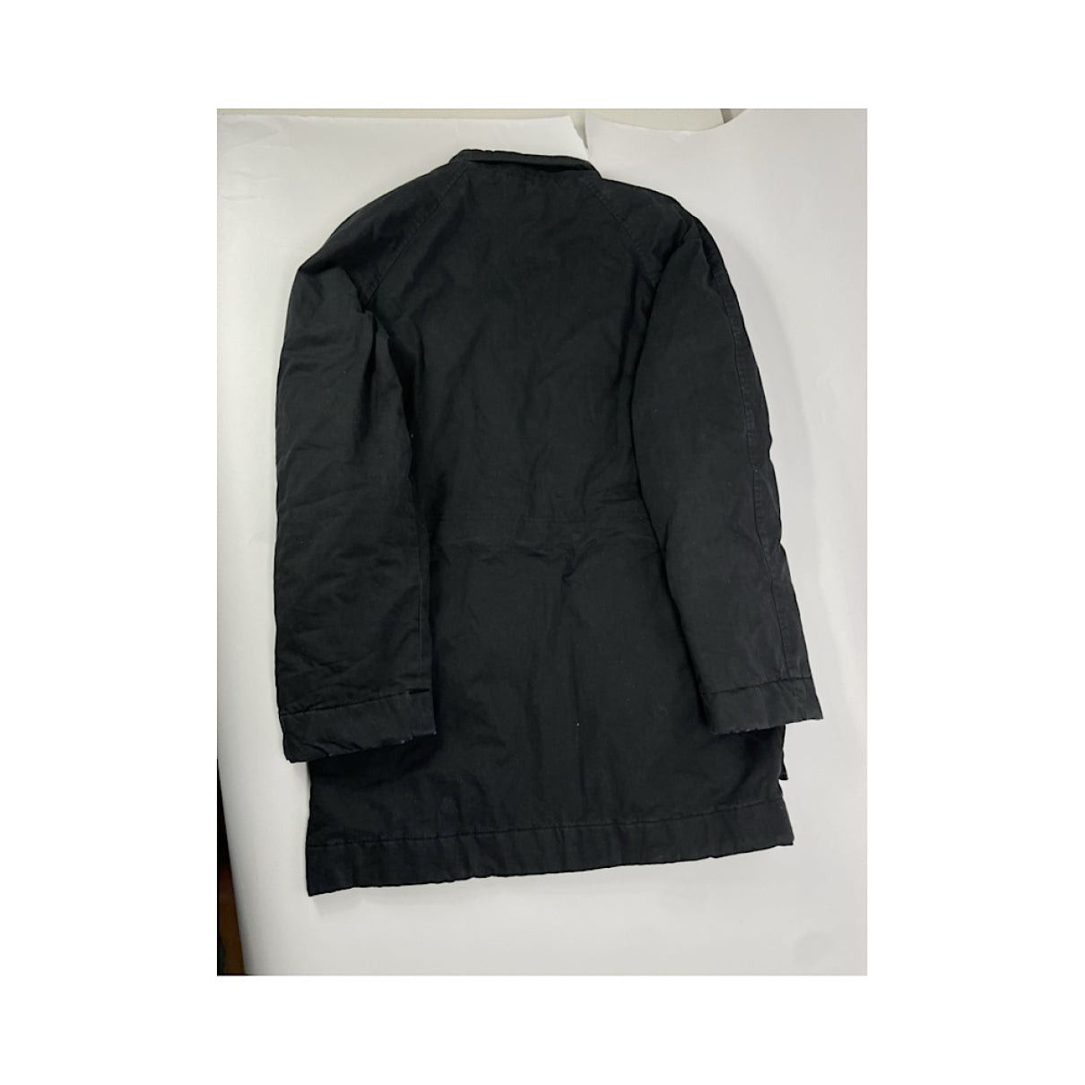 Yves Saint Laurent Black Cotton Coat Size M / US 6-8 / IT 42-44 - 4 Thumbnail