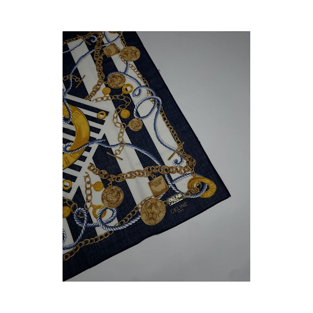 Celine Multicolour Silk Silk Handkerchief Size ONE SIZE - 4 Thumbnail