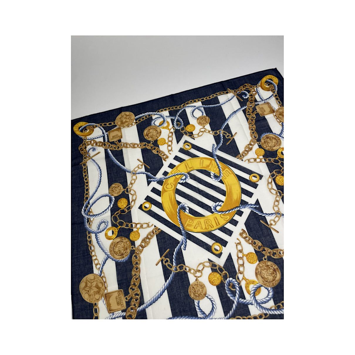 Celine Multicolour Silk Silk Handkerchief Size ONE SIZE - 5 Thumbnail