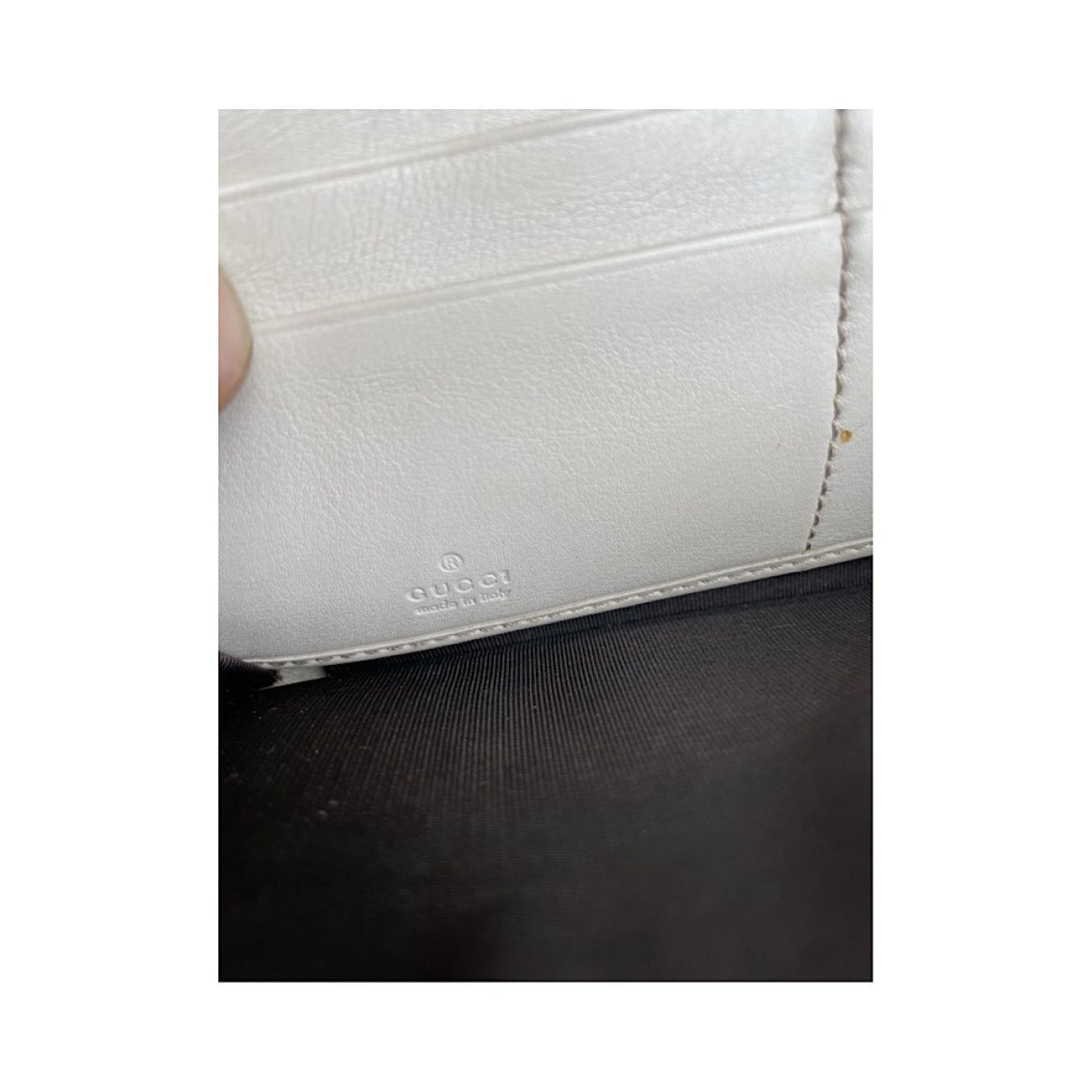 Gucci GG Blooms Beige Leather Wallet Size ONE SIZE - 3 Thumbnail