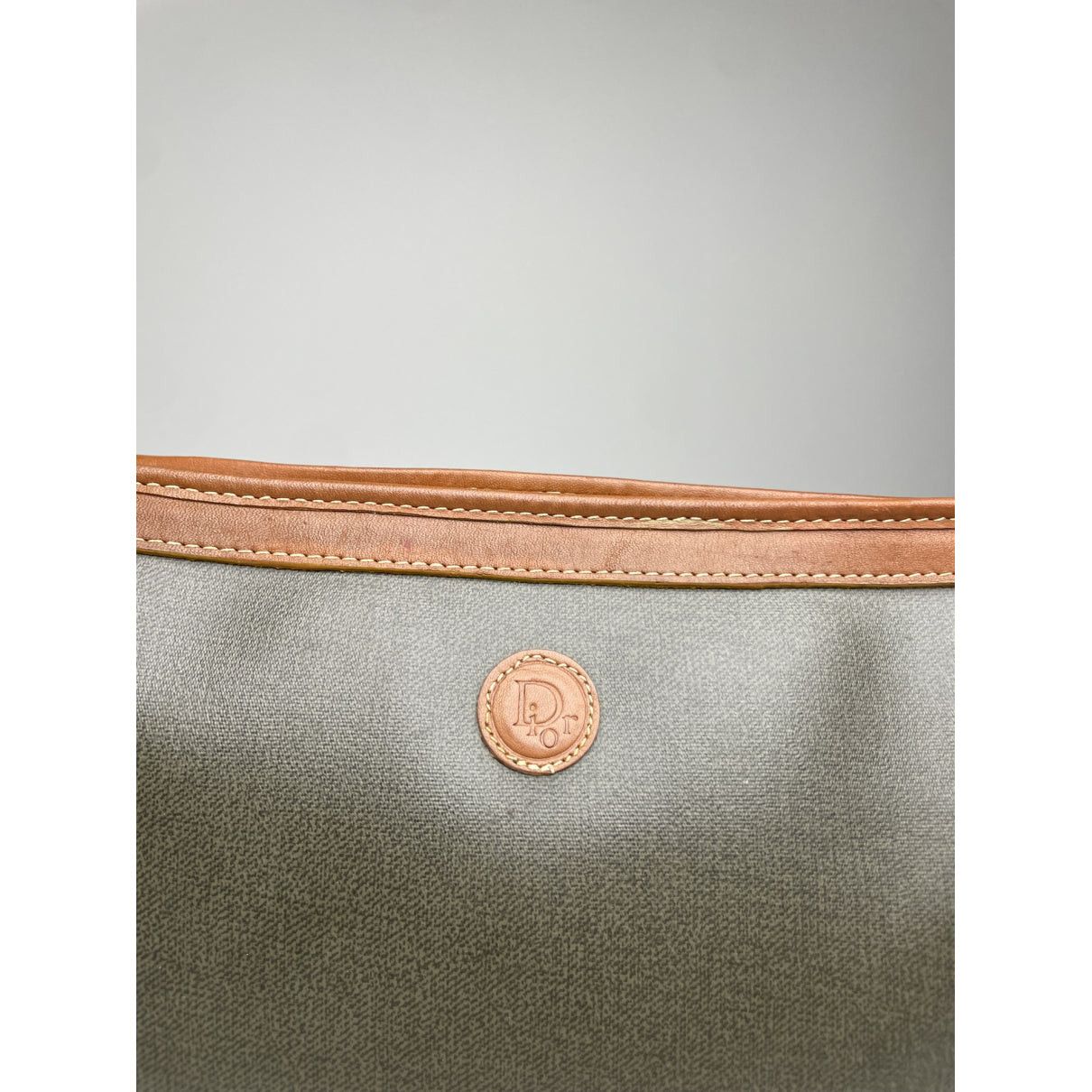 Dior Saddle Grey Leather Clutch Bag Size ONE SIZE - 4 Thumbnail