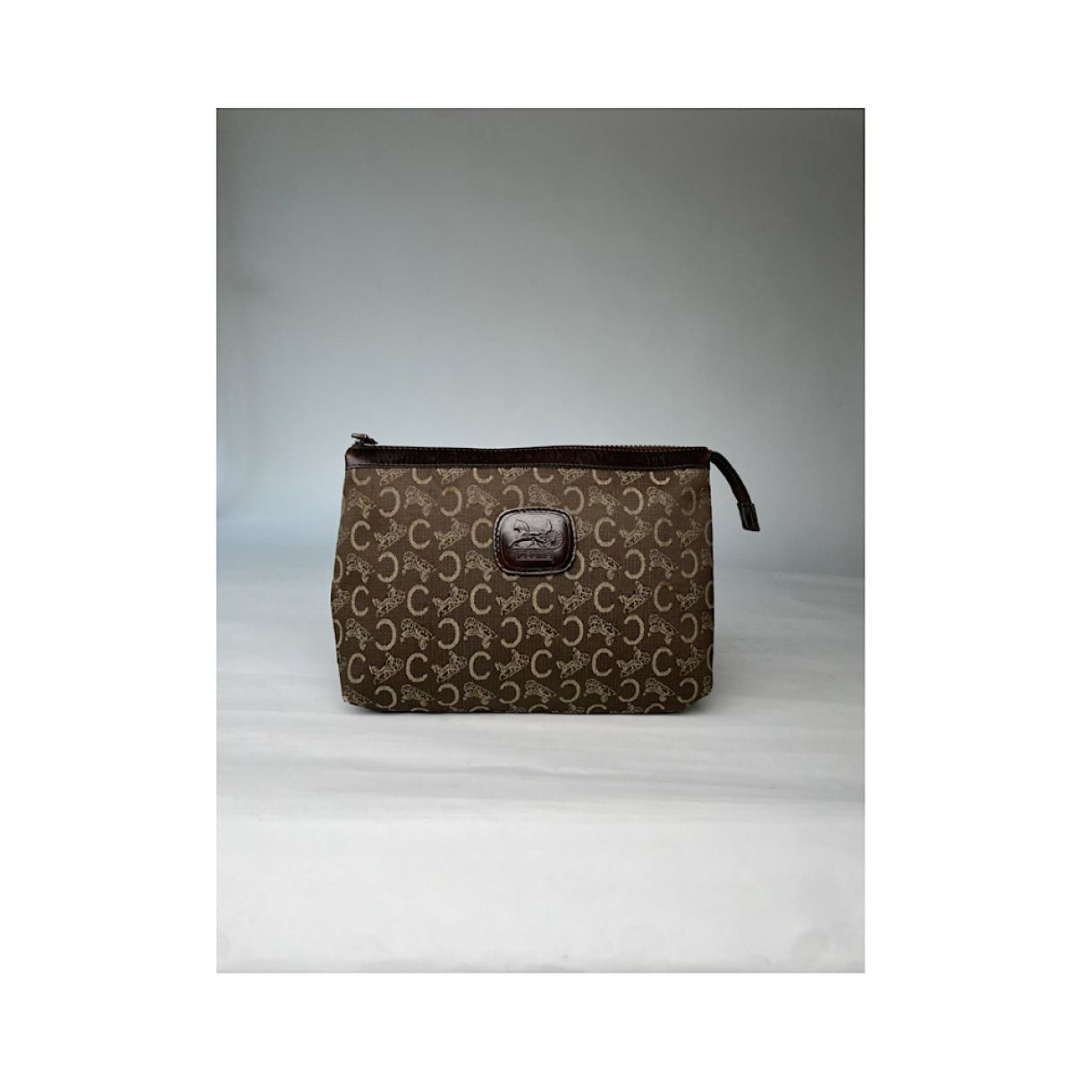 Celine Trotteur Brown Leather Clutch Bag Size ONE SIZE - 2 Thumbnail