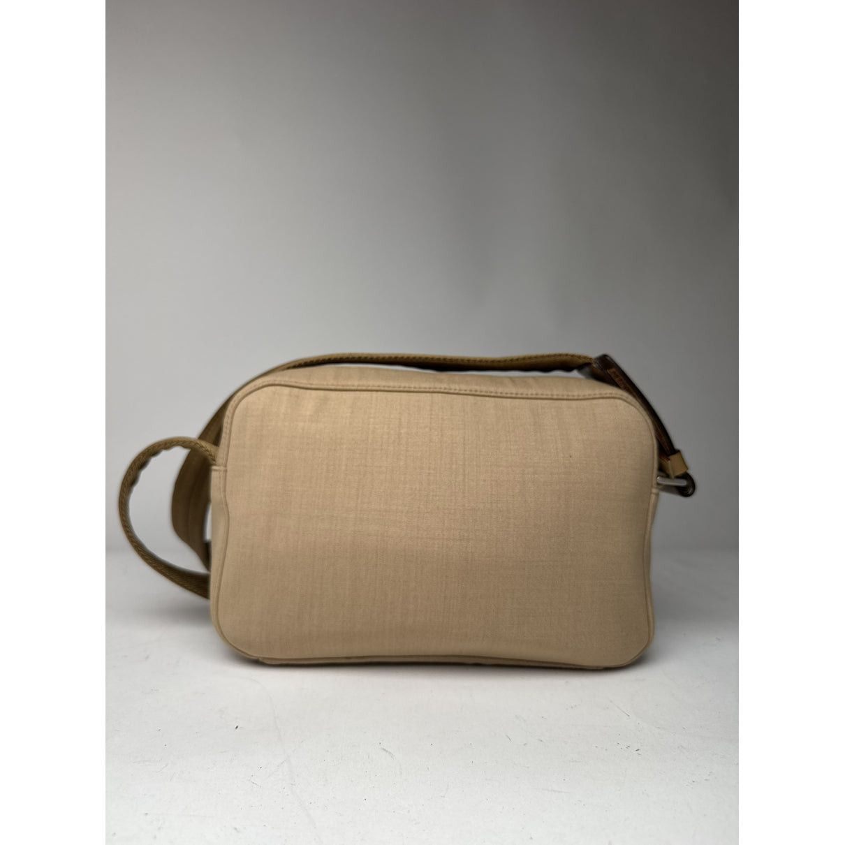Prada Beige Cotton Handbag Size ONE SIZE - 4 Thumbnail