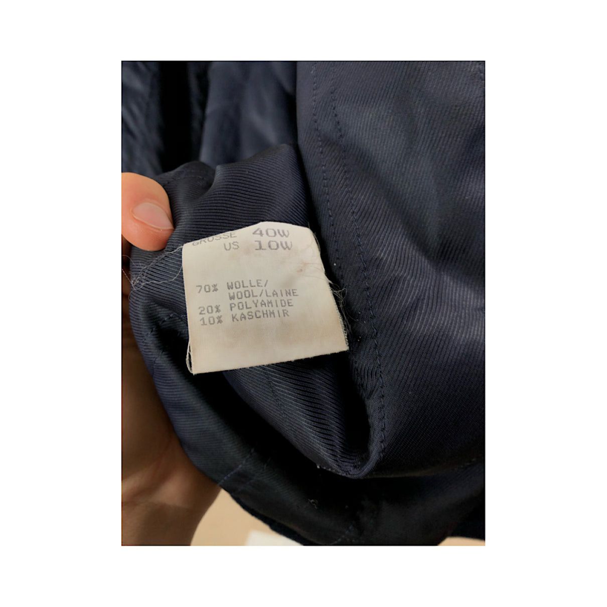Givenchy Navy Wool Trench Coat Size XL / US 12-14 / IT 48-50 - 4 Thumbnail