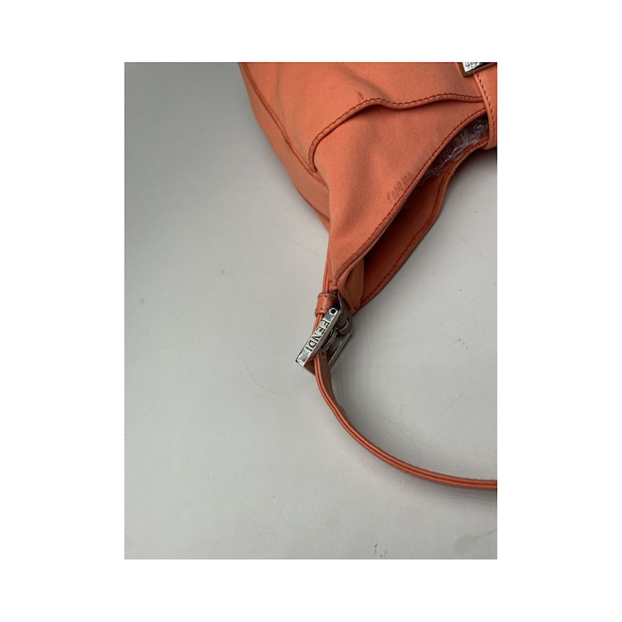 Fendi Baguette Orange Polyester Handbag Size ONE SIZE - 5 Thumbnail