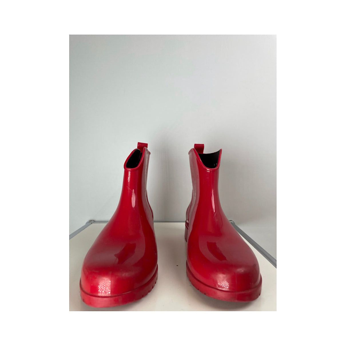 Missoni Red Plastic Ankle Boots Size US 6 / IT 36 - 2 Thumbnail