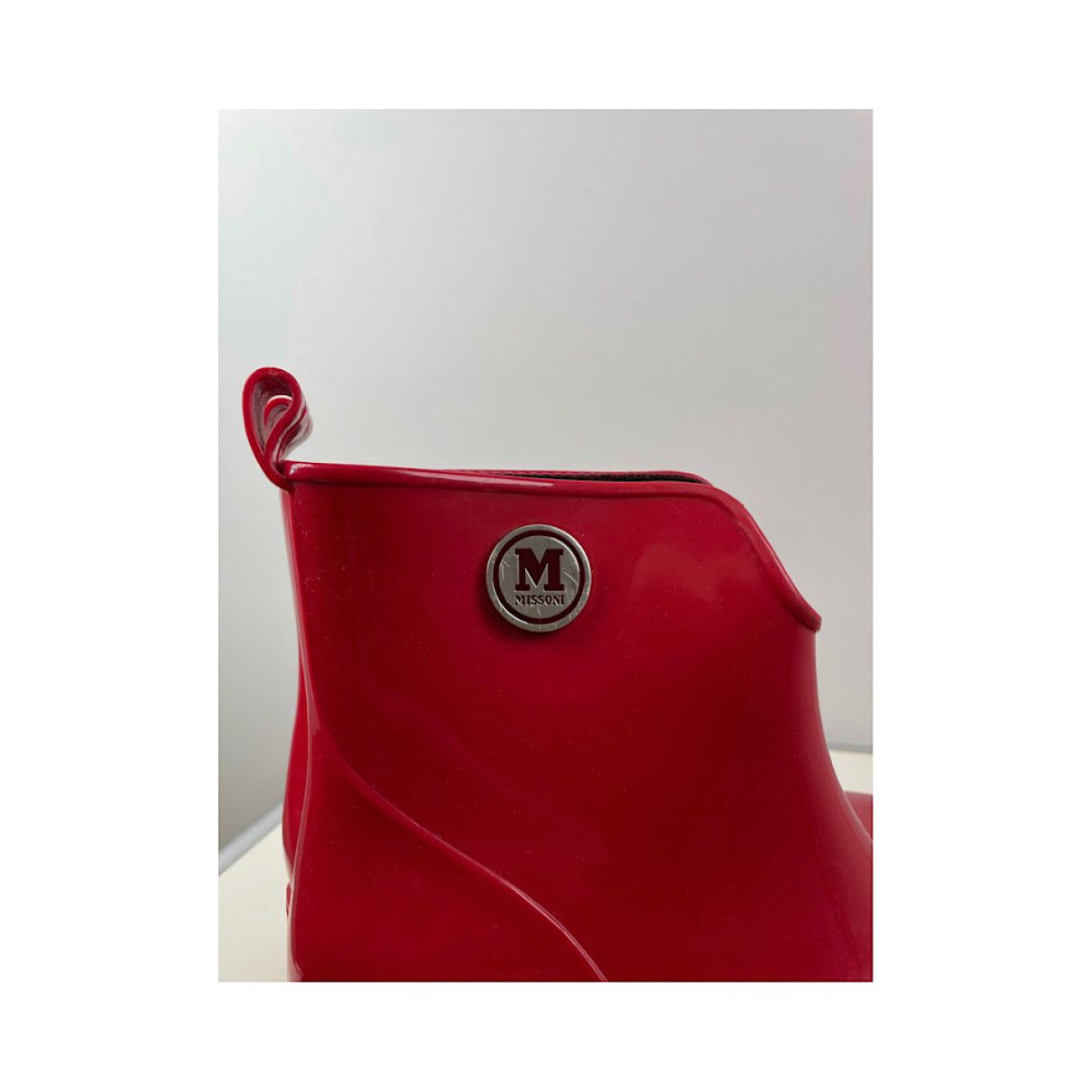 Missoni Red Plastic Ankle Boots Size US 6 / IT 36 - 5 Thumbnail