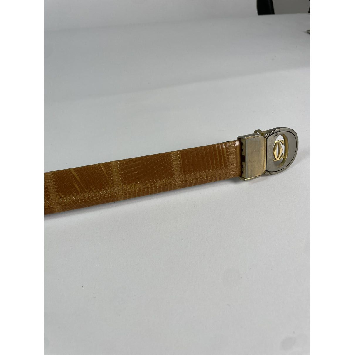 Cartier Brown Leather Belt Size ONE SIZE - 4 Thumbnail