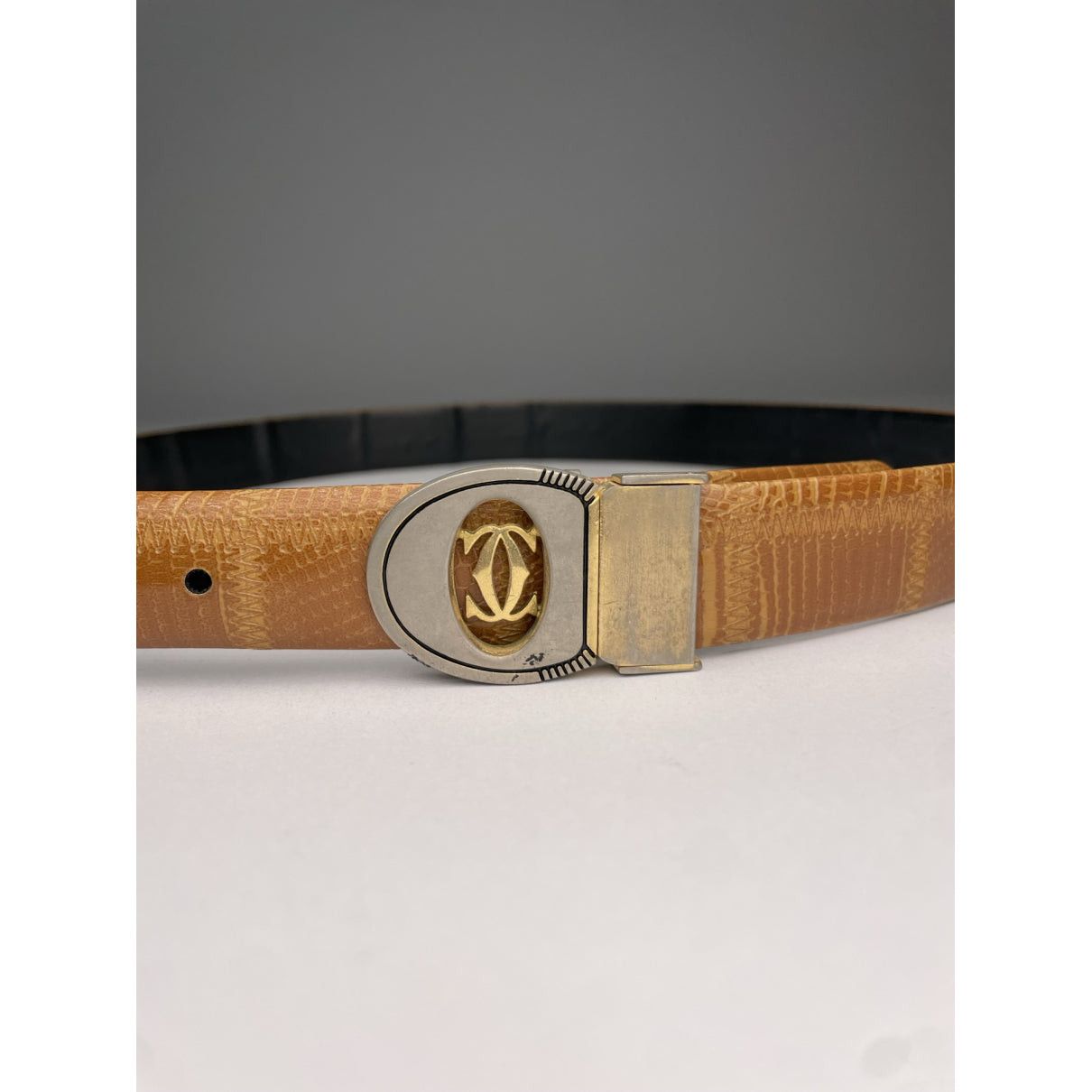 Cartier Brown Leather Belt Size ONE SIZE - 5 Thumbnail