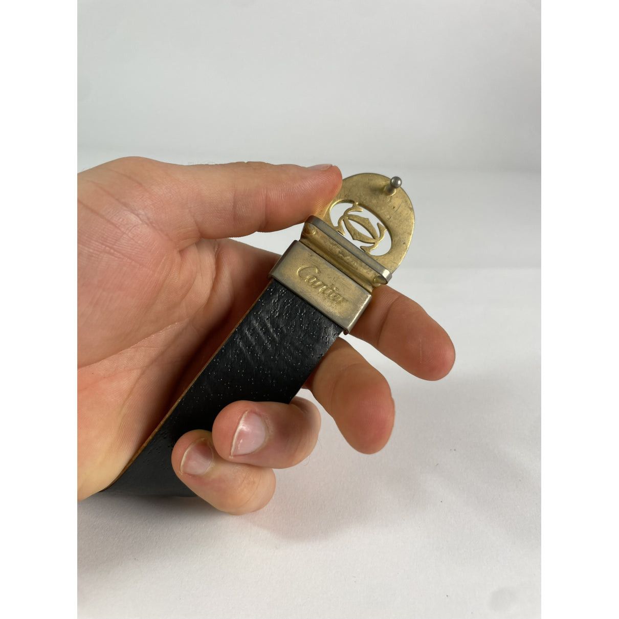 Cartier Brown Leather Belt Size ONE SIZE - 2 Thumbnail