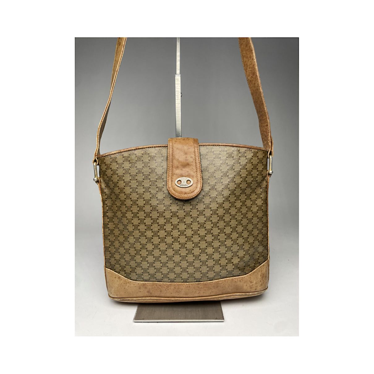 Celine SAC SEAU Brown Leather Handbag Size ONE SIZE - 3 Thumbnail
