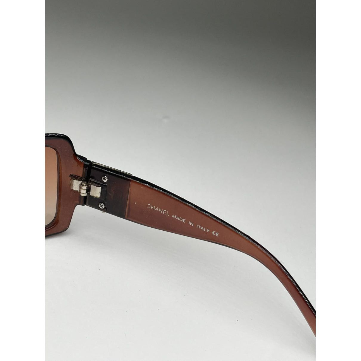Chanel Brown Plastic Sunglasses Size ONE SIZE - 5 Thumbnail