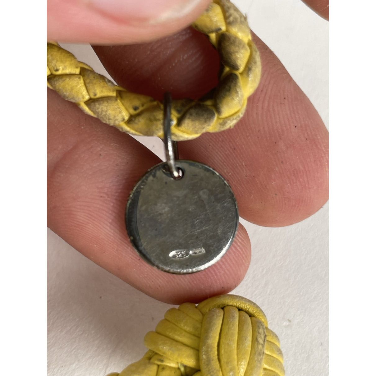 Bottega Veneta Yellow Leather Bracelet Size ONE SIZE - 3 Thumbnail