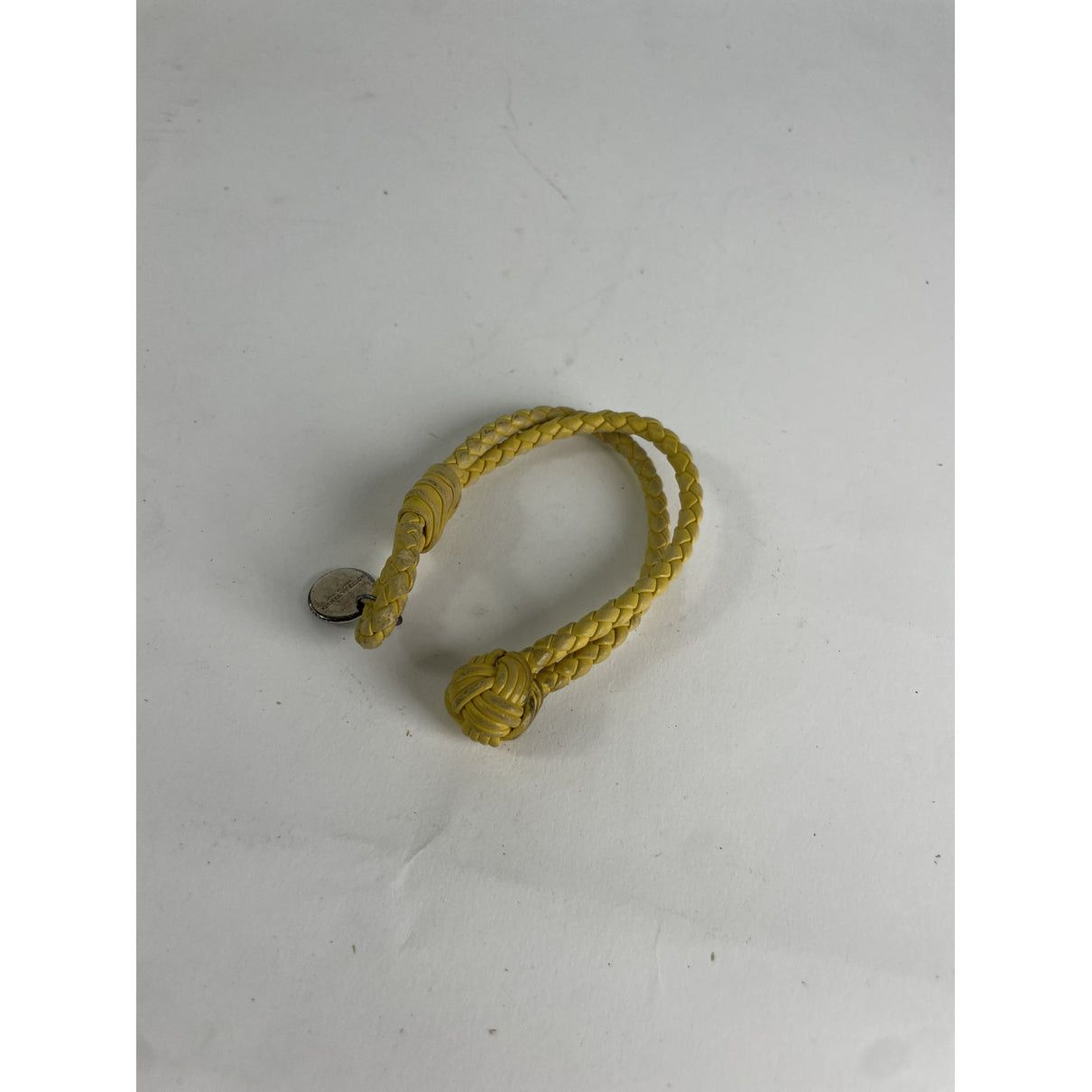 Bottega Veneta Yellow Leather Bracelet Size ONE SIZE - 4 Thumbnail