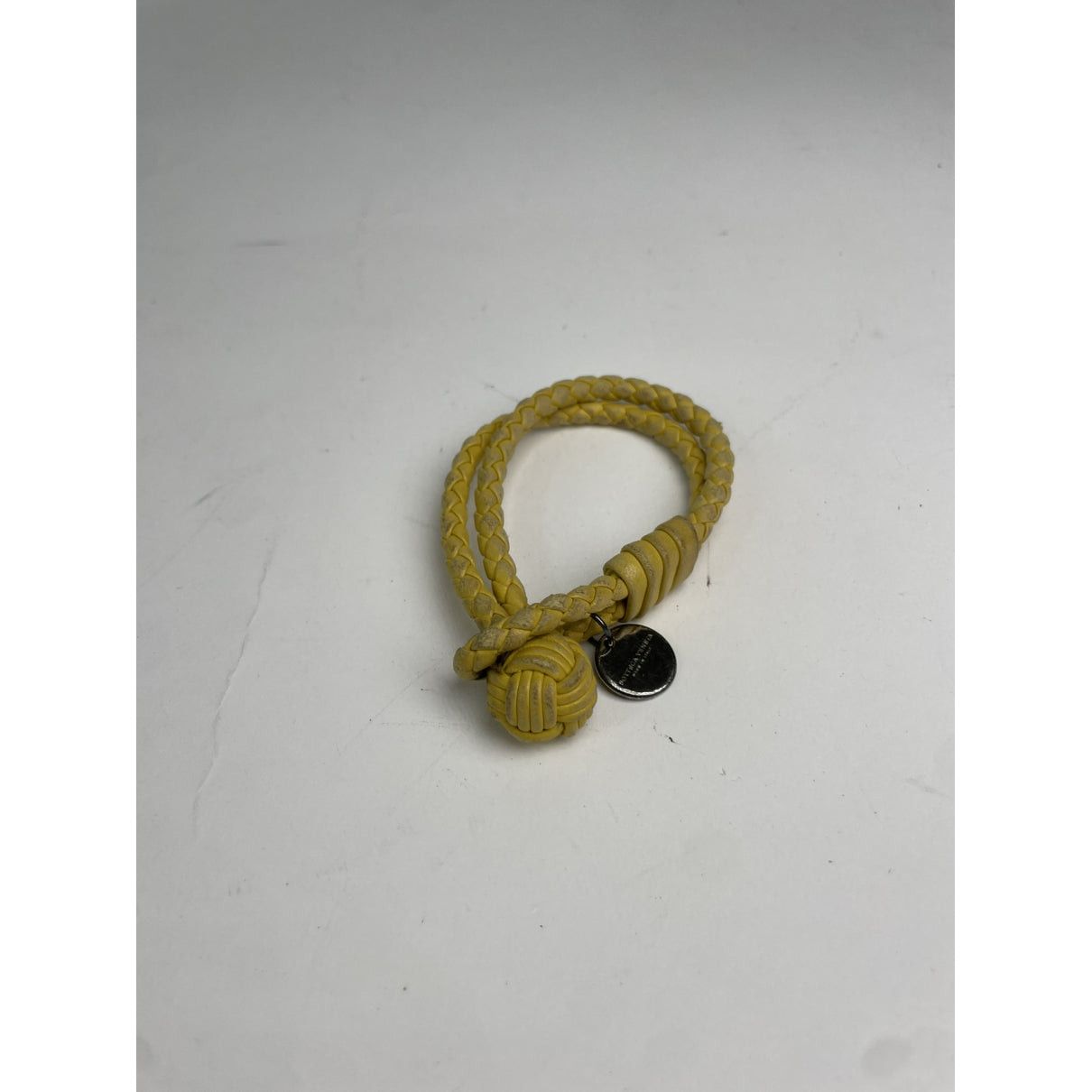 Bottega Veneta Yellow Leather Bracelet Size ONE SIZE - 2 Thumbnail