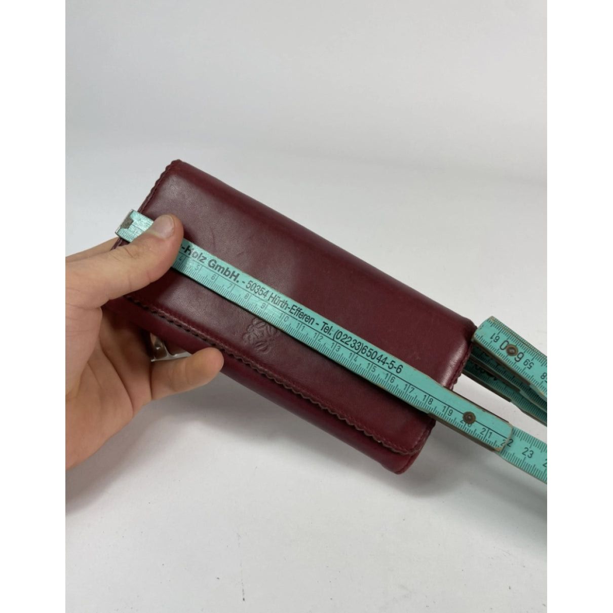 Loewe Puzzle Red Leather Wallet Size ONE SIZE - 5 Thumbnail