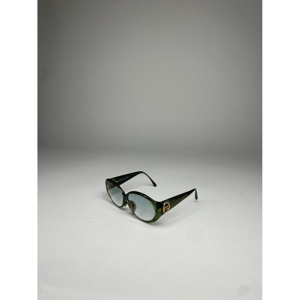Dior Green Plastic Sunglasses Size ONE SIZE - 3 Thumbnail