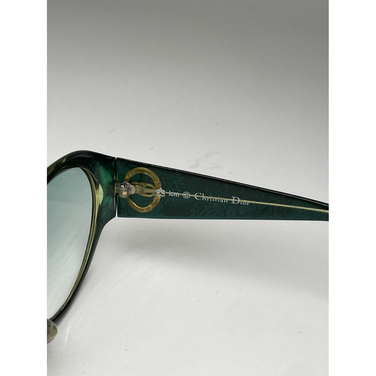 Dior Green Plastic Sunglasses Size ONE SIZE - 5 Thumbnail