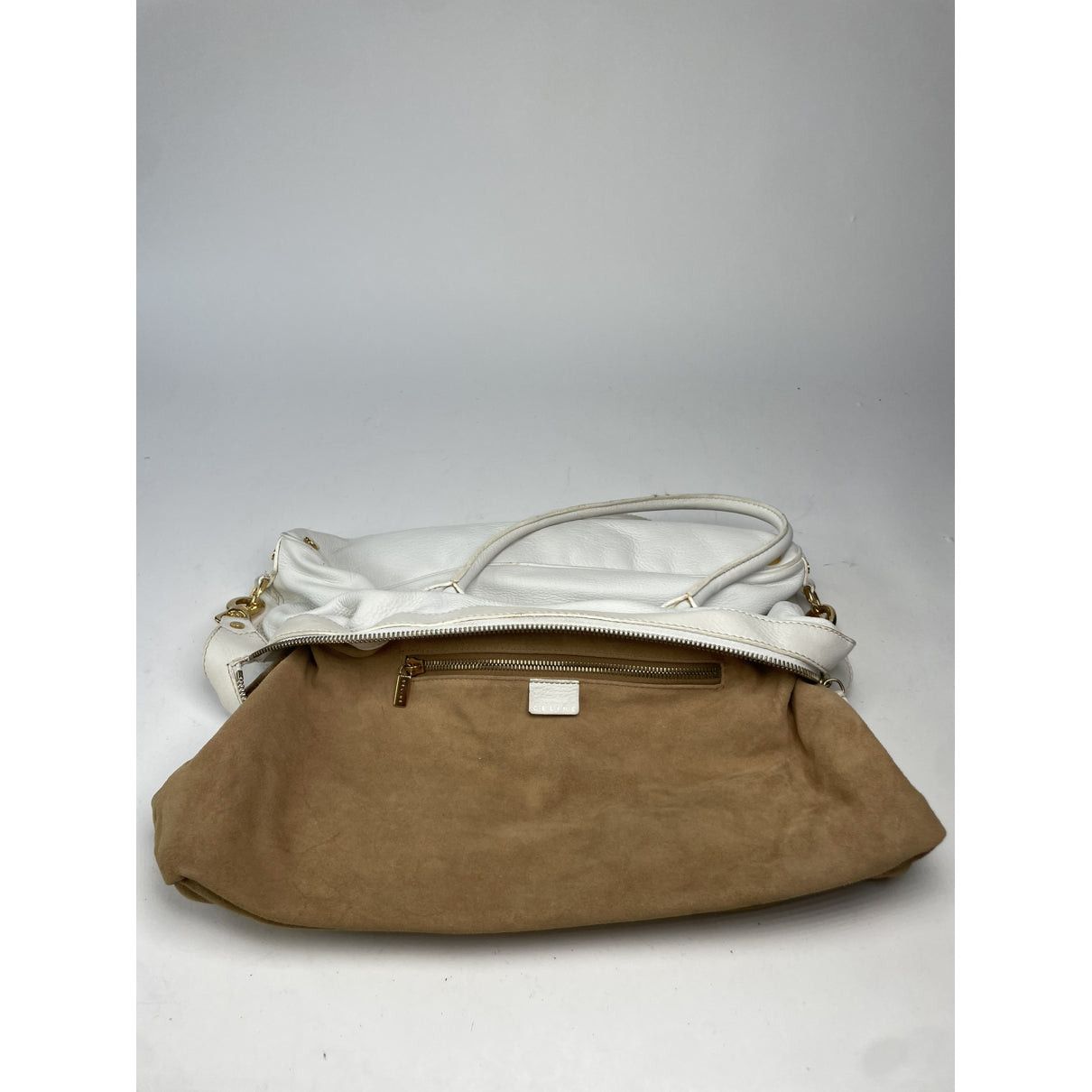 Celine White Leather Handbag Size ONE SIZE - 3 Thumbnail