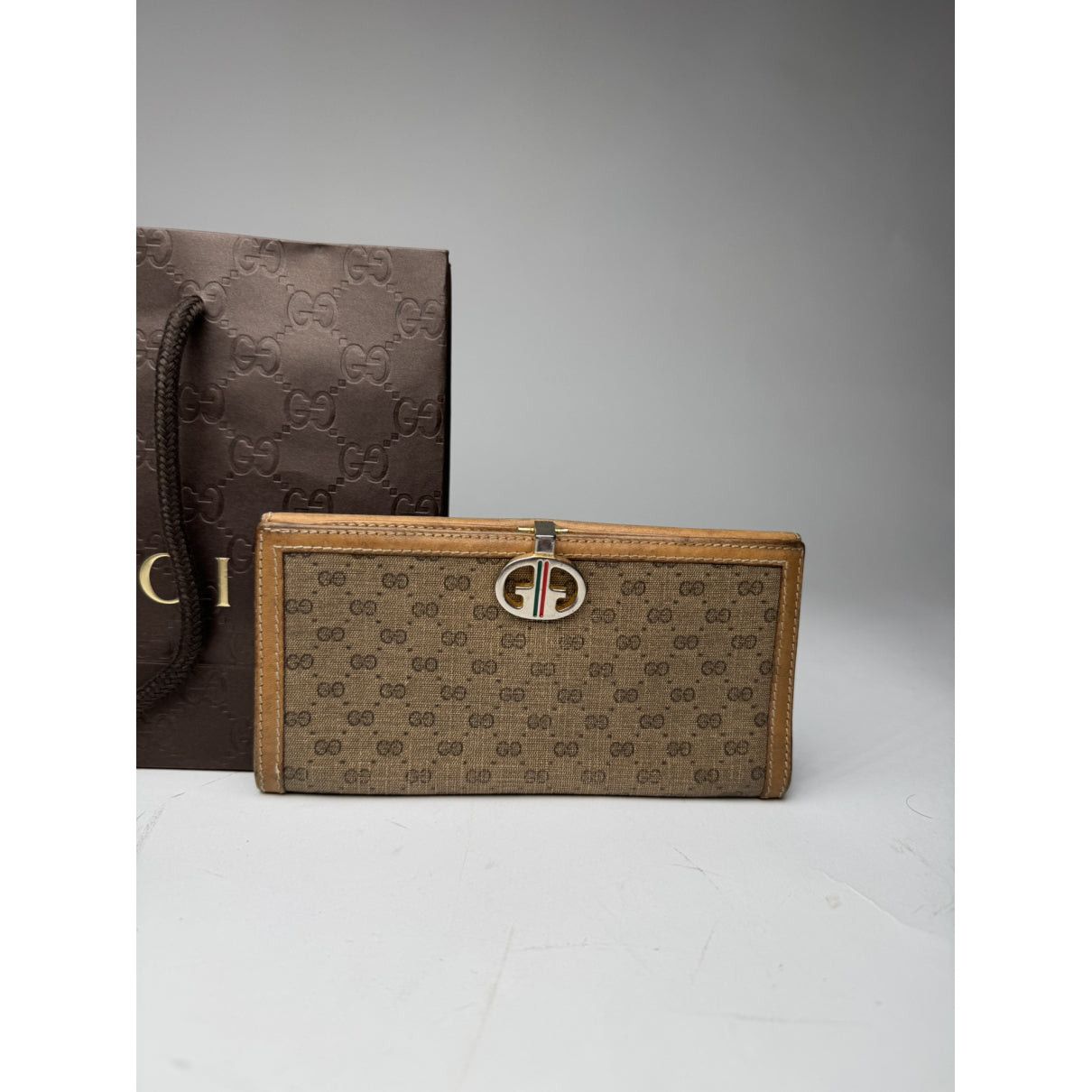 Gucci Marmont Beige Leather Wallet Size ONE SIZE - 3 Thumbnail
