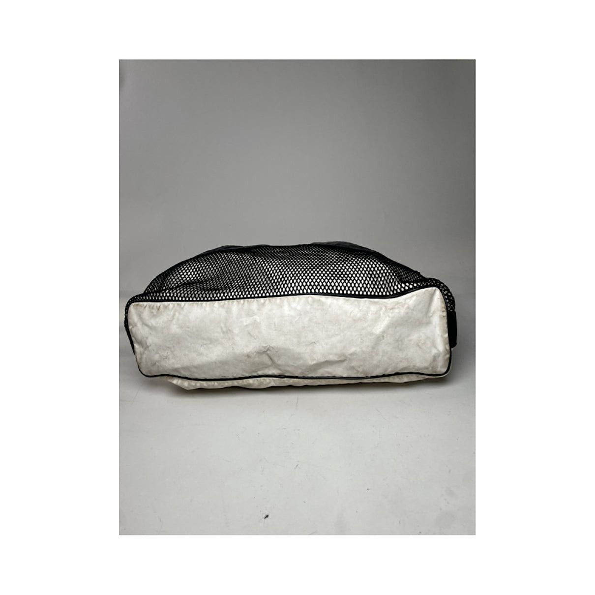 Chanel White Polyester Handbag Size ONE SIZE - 2 Thumbnail