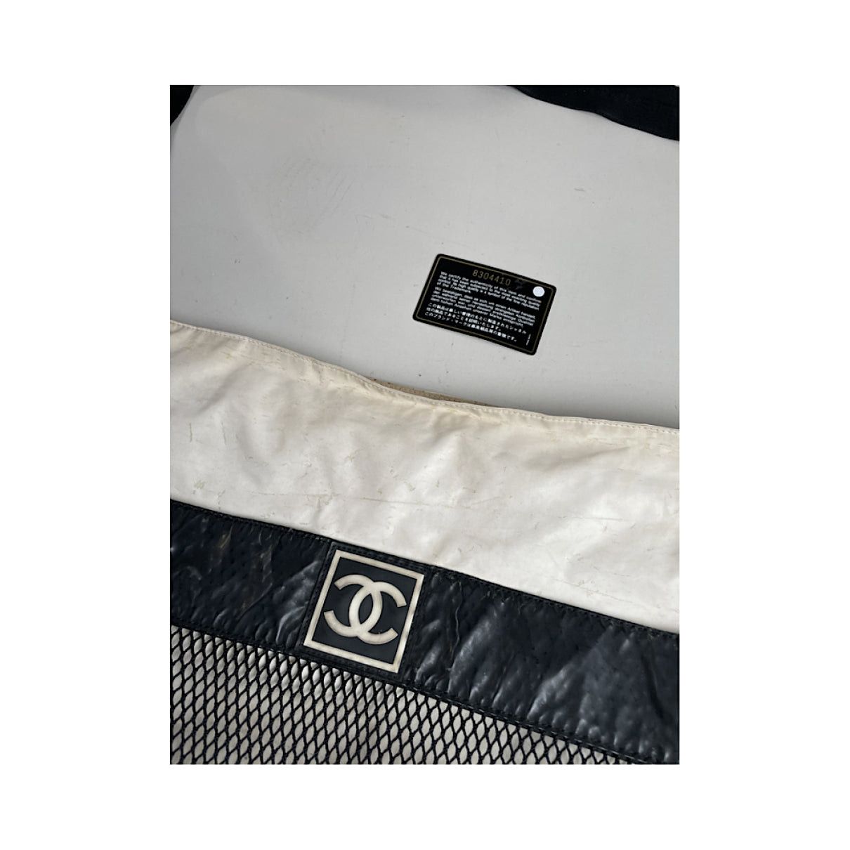 Chanel White Polyester Handbag Size ONE SIZE - 4 Thumbnail