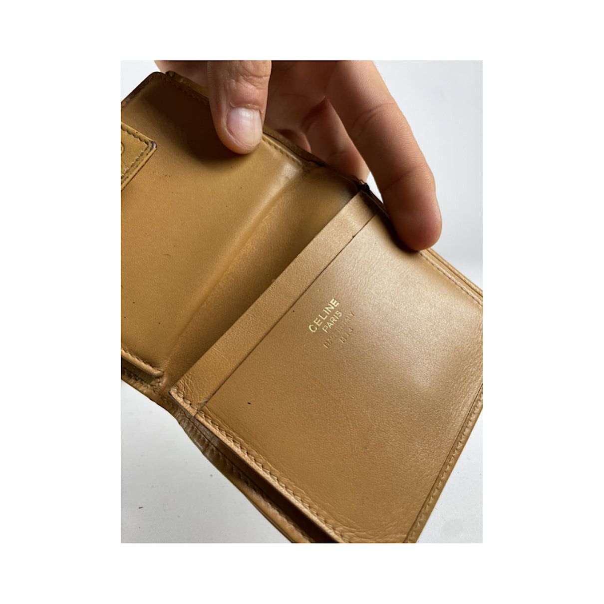 Celine Triomphe Brown Leather Wallet Size ONE SIZE - 5 Thumbnail