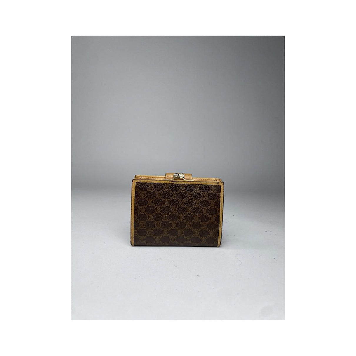 Celine Triomphe Brown Leather Wallet Size ONE SIZE - 2 Thumbnail
