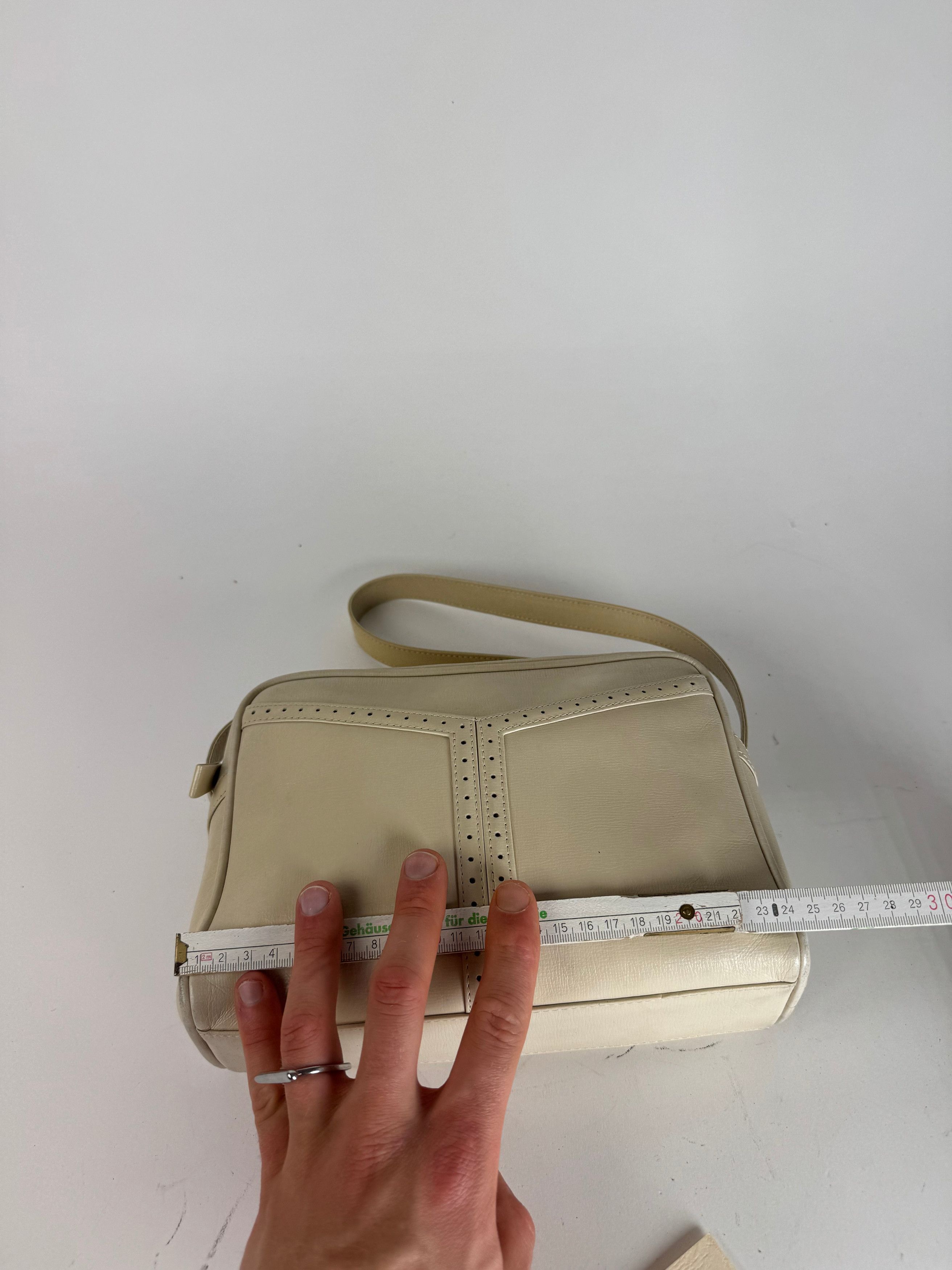 Other Vintage Yves Saint Laurent 2 Way Leather Bag cream Size ONE SIZE - 10 Thumbnail